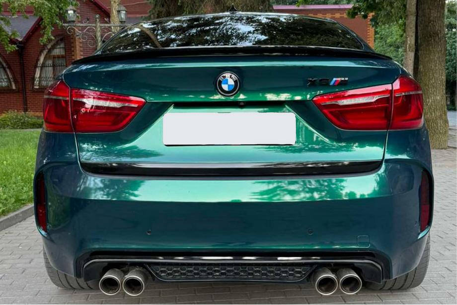 BMW X6 F16 2014–2019 DPT spoiler (svart högglans) Image
