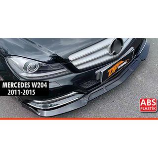 Frontläpp DPT V1 (2011-2015, blank svart) Mercedes C-klass W204 2007–2015 foto 1
