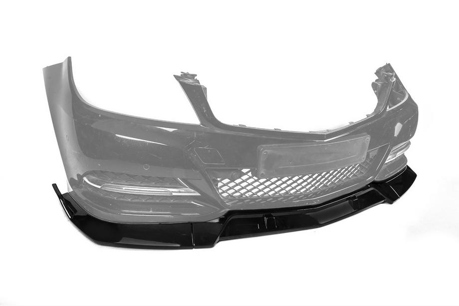 Mercedes C-klass W204 2007–2015 Frontläpp DPT V1 (2011-2015, blank svart) Foto 5