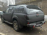 Mitsubishi L200 2015–2024 Dakar V2 sidosteg med LED (2019+, 2 st, metall) foto 4