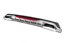 Universell bakre diffusor DPT AMG Style V-4 (ABS) (grå + svart högglans) foto 2