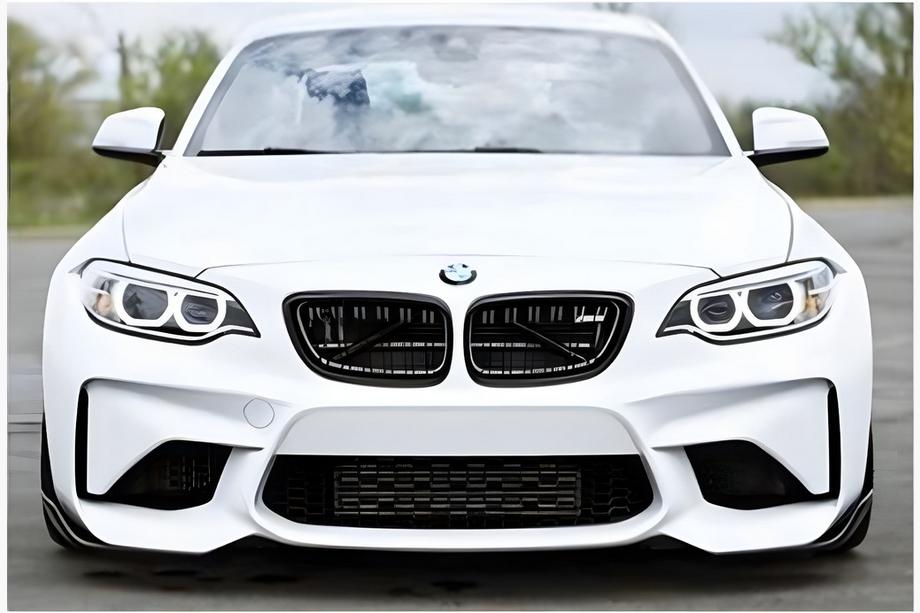 Universell frontläppspoiler DPT V-1 (ABS) (2 st) (blank svart) Foto 5