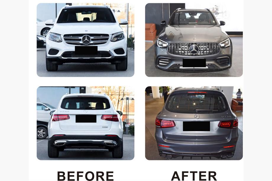 Mercedes GLC X253 2015–2022 Restylingkit för GLC63 2022 Foto 14