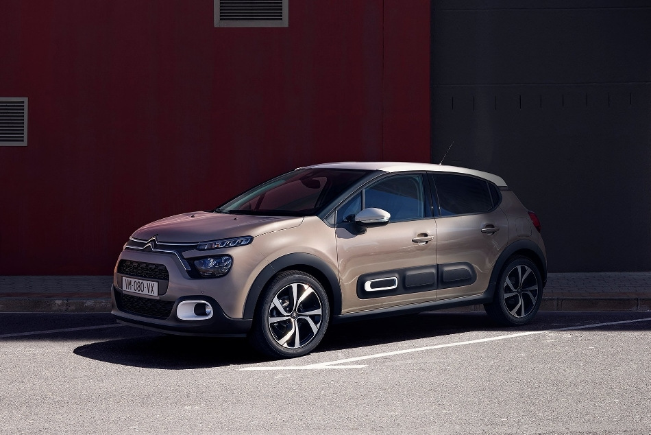 Test av uppdaterade stads-halvkombin Citroen C3