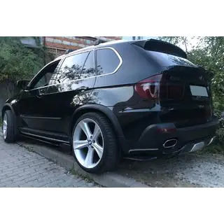 Universella sidokjolsförlängare DPT Black (ABS) (2 st) (blank svart) foto 4