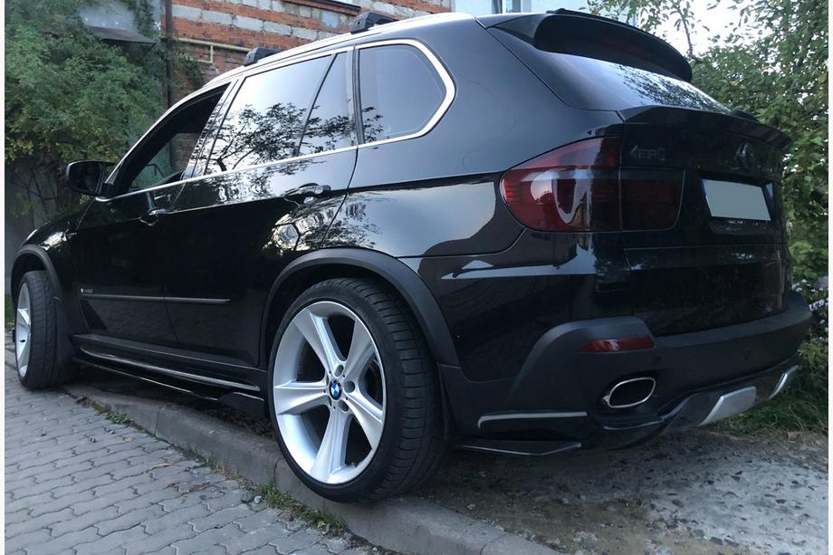 Universella sidokjolsförlängare DPT Black (ABS) (2 st) (blank svart) Foto 4