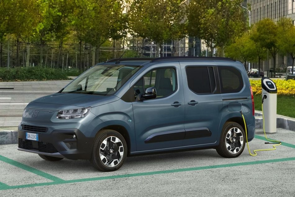 Test av den elektriska kompaktvanen Fiat E-Doblo