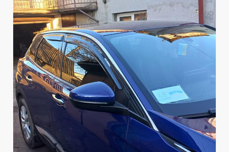 Peugeot 3008 2016–2023 Vindavvisare för sidorutor (4 st, DPT) Image