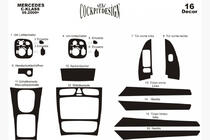 Mercedes C-klass W203 2000–2007 Instrumentpanelskydd Trä foto 2