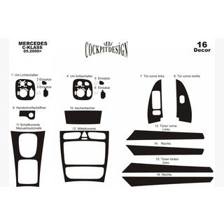Instrumentpanelskydd Mercedes C-klass W203 2000–2007 foto 2