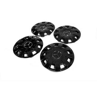 Svarta hjulsidor i ABS (1-ring, set 4 st) foto 2