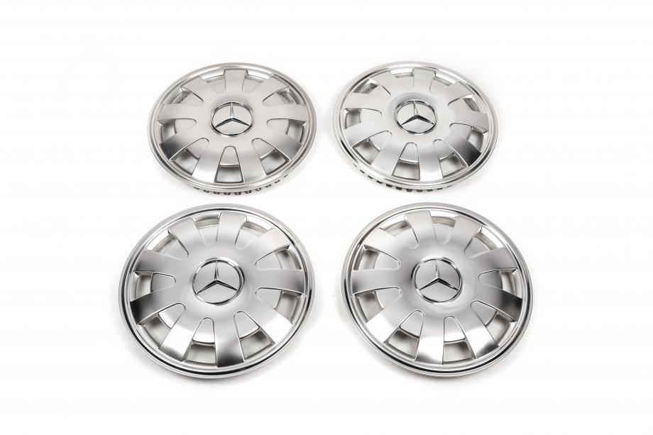 Mercedes Sprinter W907/W910 2018– Navkapslar i rostfritt stål Kronblad (1-katkovyi, 4 st) Image
