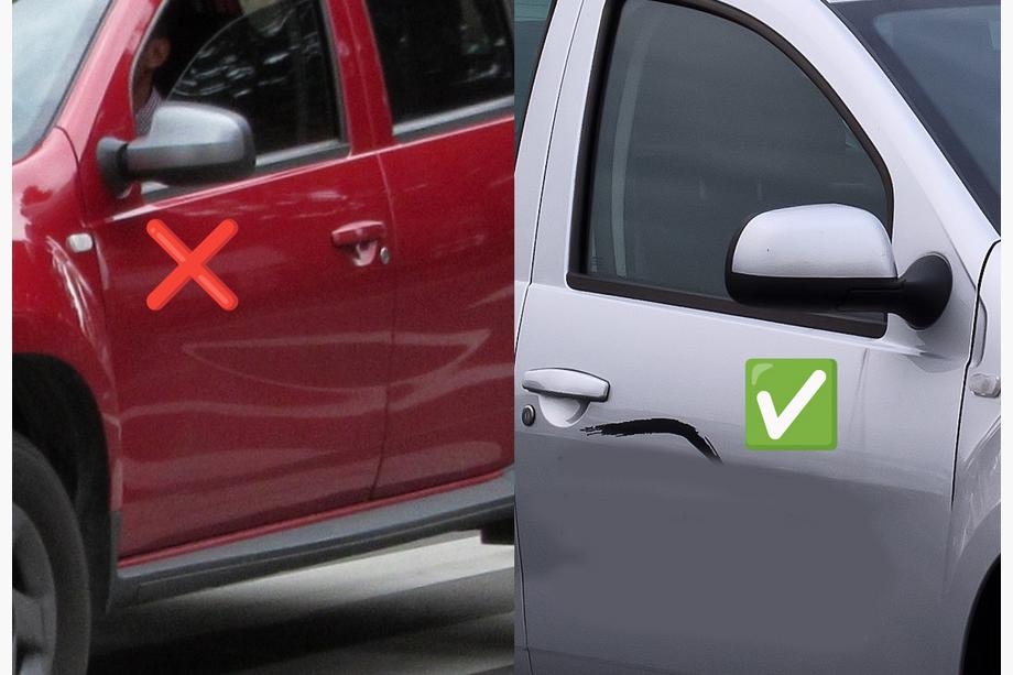 Renault Duster 2008–2017 BMW-Style spegelkåpor (2 st) V-1 Foto 4