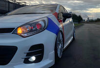 Kia Rio 2012–2017 BMW-Style spegelskåpor (med blinkers, 2 st.) foto 9