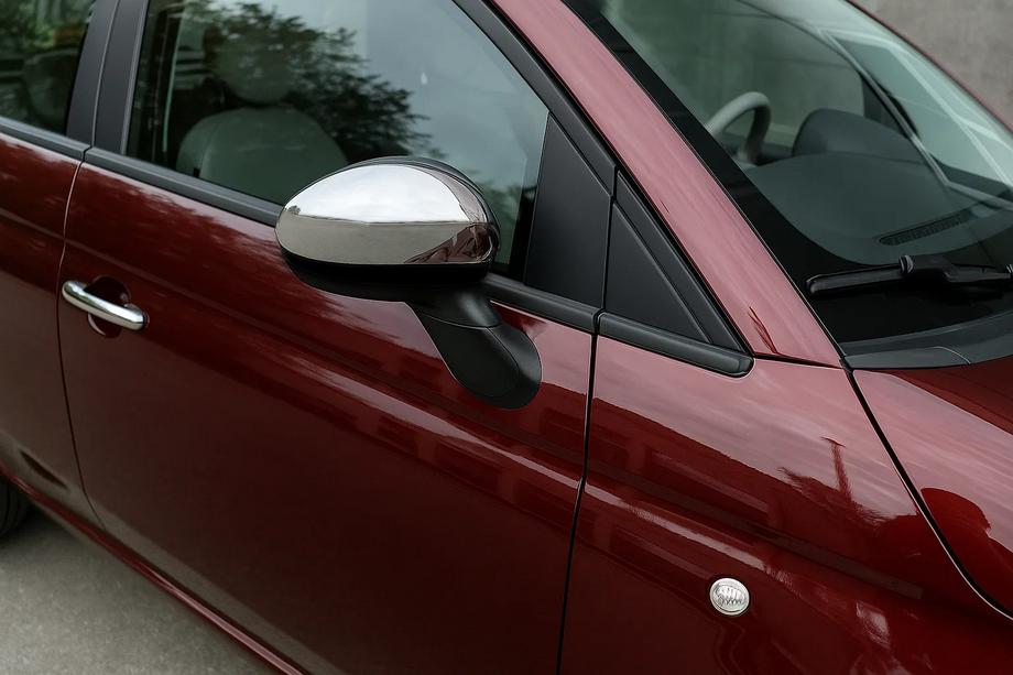 Fiat 500/500L 2013–2022 Kromade spegelkåpor (2 st, rostfritt stål, Carmos) Image