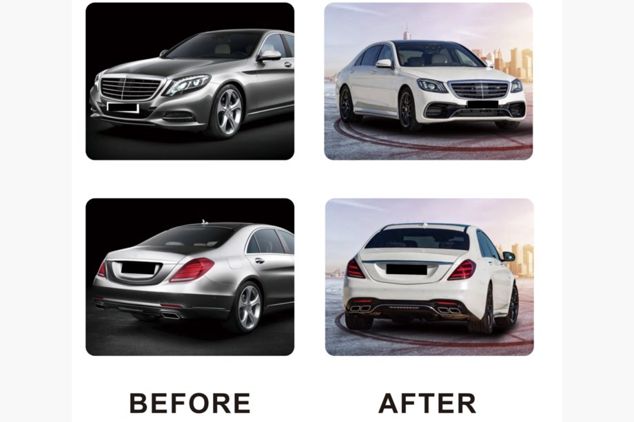 Mercedes S-class W222 2013–2022 Facelift-kit S63 AMG-2018 Image