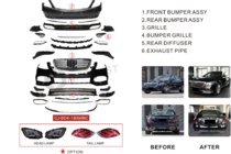 Mercedes S-class W222 2013–2022 Facelift-kit till Maybach (med lyktor) foto 3