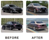 Mercedes E-klass W213 2016–2023 Maybach bodykit-kit (för 2020-2024) foto 3