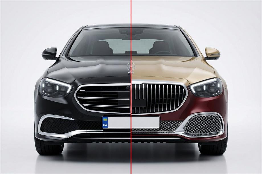 Mercedes E-klass W213 2016–2023 Maybach bodykit-kit (för 2020-2024) Image