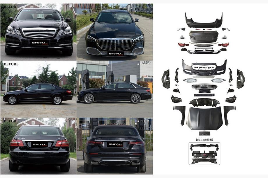 Mercedes E-class W212 2009–2016 Facelift-kit för W213 Maybach 2024 Image
