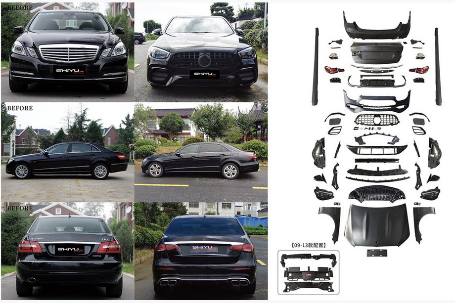 Mercedes E-class W212 2009–2016 Facelift-/restylingkit för W213 E63 AMG 2024 Image