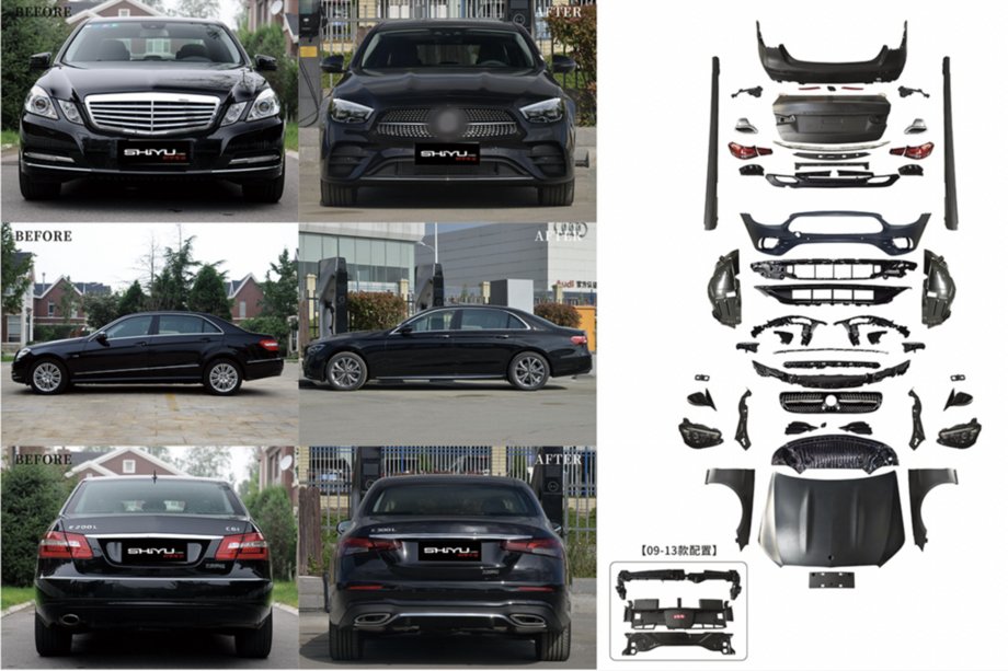 Mercedes E-class W212 2009–2016 Facelift-kit för W213 AMG-Line 2024 Image
