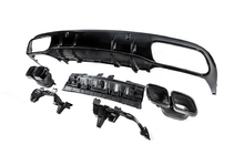 Mercedes C-class W205 2014–2021 Karosskit med diffuser till Coupe (AMG C63-designs 2018-2021) foto 8