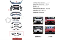 Mercedes CLS C257 2018– AMG GTS63 bodykit-sats foto 28