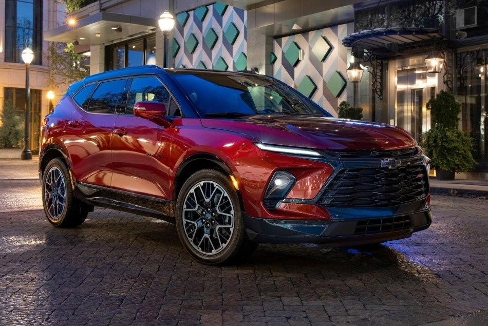 Uppdaterade Chevrolet Blazer-crossovern