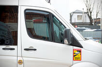 Volkswagen Crafter 2006–2016 Vindavvisare, insticksmodell (halvtransparenta, 2 st., Cagatay) foto 10