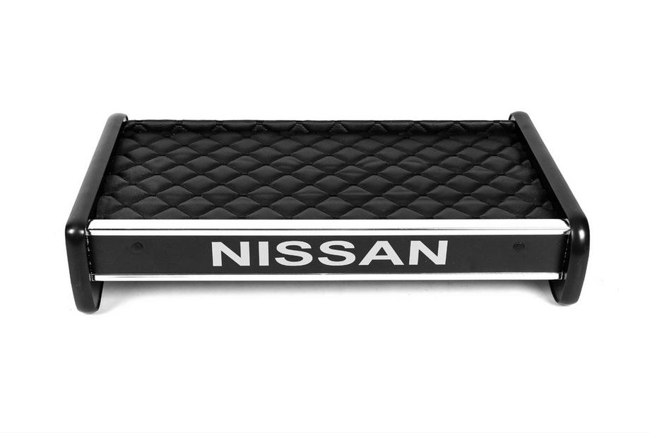 Nissan Primastar 2002–2014 Instrumentbrädehylla (2001-2010, svart med svart söm) Image