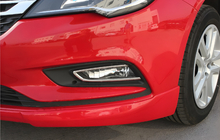 Opel Astra K 2016–2021 Ramar för dimljus Carmos (SD/SW/HB/GTC, 2 st, rostfritt stål) foto 1