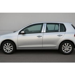 Dörrstolpslister (6 st, rostfritt stål) Volkswagen Golf 6 2008–2014 foto 1