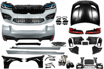 BMW 5-serien G30/G31 2017–2023 Restylingkit med motorhuv och framskärmar (för konvertering till M5 Competition 2021) foto 2