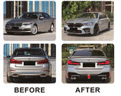 BMW 5-serien G30/G31 2017–2023 Restylingkit med motorhuv och framskärmar (för konvertering till M5 Competition 2021) foto 3