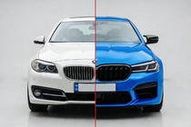 BMW 5-serien F10/F11 2010–2016 Facelift-ombyggnadskit för G30 M5 2021 foto 1