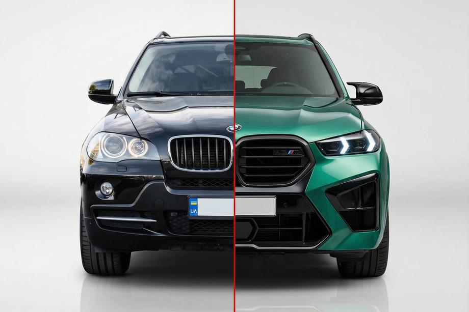 BMW X5 E70 2007–2013 Restylingkit för X5M F95 2024 Image