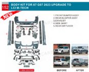 BMW X7 G07 2019– M-Performance bodykit-set med njurgrill (2023+) foto 2