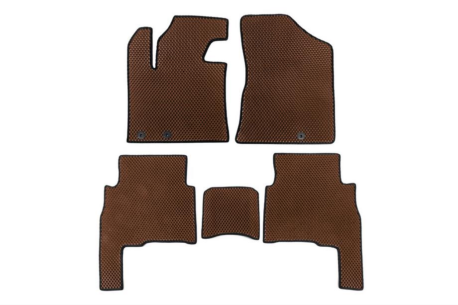 Kia Sorento II XM 2009–2014 Bilmattor 2009-2012 (EVA, brun) Image