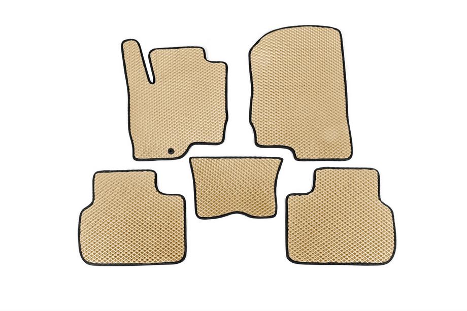 Mitsubishi Colt 2004–2012 EVA bilmattor (Beige) Image