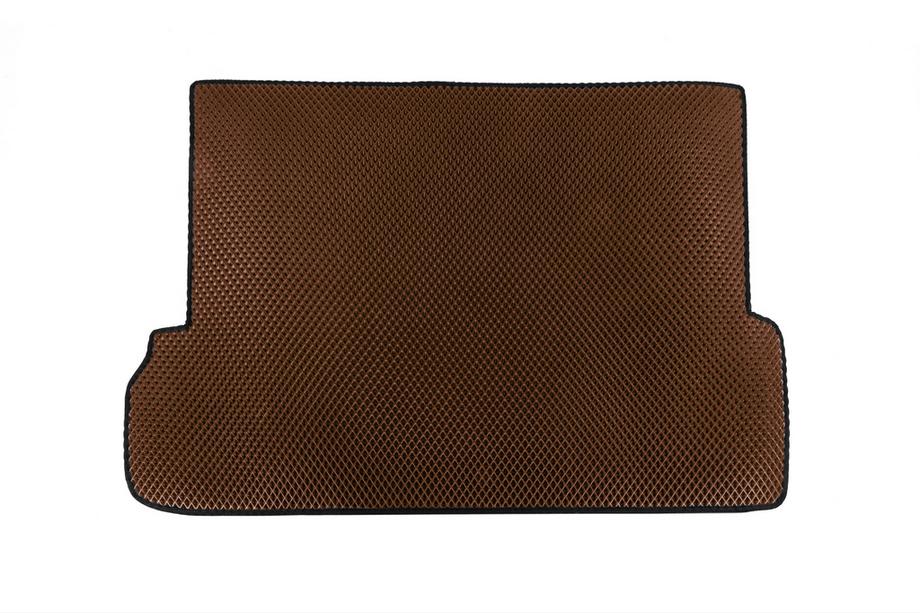 Toyota Land Cruiser Prado 150 2009–2023 Bagagerumsmatta för 7-sits EVA (Brun) Image
