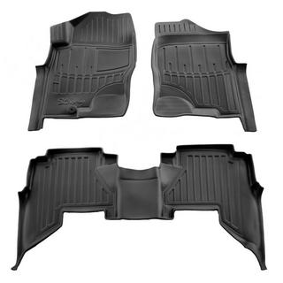 Stingray 3D gummimattor för kupén (2005-2010, 3 st) Nissan Pathfinder R51 2005–2014