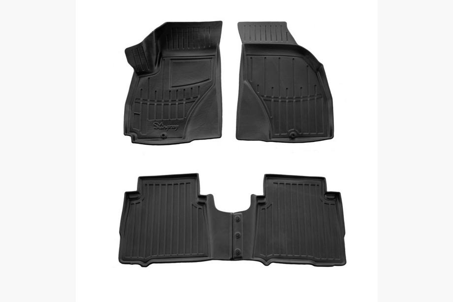 Hyundai Santa Fe 1 2000–2006 Stingray 3D gummimattor för kupé (4 st) Image