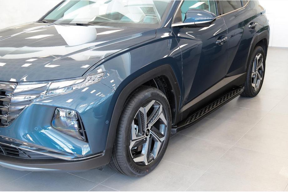 Hyundai Tucson NX4 2021– Sidosteg Shining Black (2 st, aluminium) Foto 4