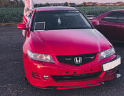 Honda Accord VII 2002–2007 Främre stötfångarläpp Niken Red (ABS) foto 2