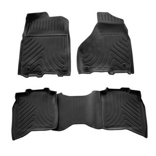 Stingray 3D gummimattor för kupén (Crew cab, 2009-2018, 4 st) Dodge RAM (DS/DJ/D2) 2009–2024