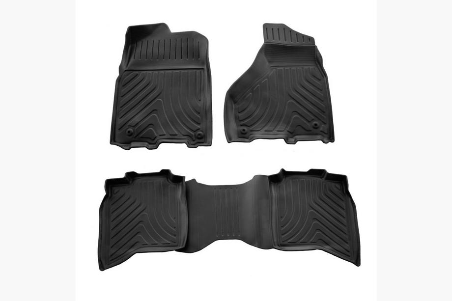 Dodge RAM (DS/DJ/D2) 2009–2024 Stingray 3D gummimattor för kupén (Crew cab, 2009-2018, 4 st) Image
