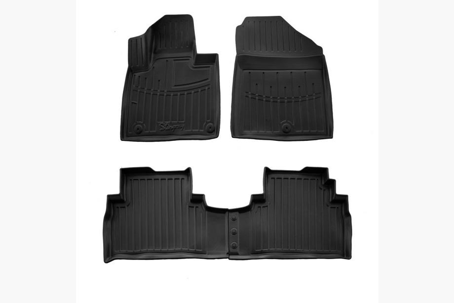Kia Sorento III UM 2014–2020 Stingray 3D gummimattor för kupé (4 st) Image