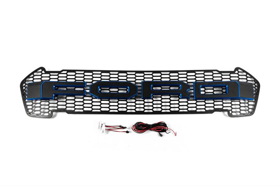 Ford Ranger 2011–2022 Frontgrill (2015-2018, blå, LED) Image