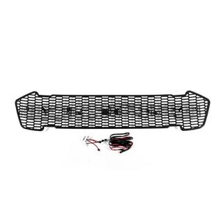 Frontgrill (2015-2018, svart, LED) foto 4
